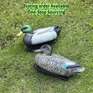 Señuelo de Pato Flotante de Alta Simulación en Stock, Resistente a la Intemperie, Material PE Anti-UV, Impermeable, para Decoración de Jardín y Caza - Product Image 1