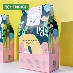 Venta directa de fábrica Pañuelos faciales de bambú 2 capas X 10 Paquete de nylon Kosmetiktucher <span class=keywords><strong>Papel</strong></span> tisú colgante - Product Image 3