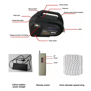 حقيبة سفر كهربائية, مواد الأمتعة الأمتعة مكيف الهواء خارج تركيب أداة رفع بناء الكهربائية حبل تسلق آلة - Product Image 6