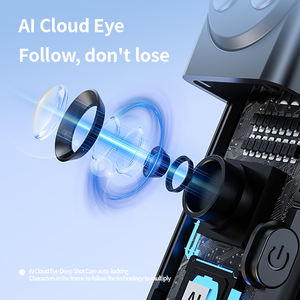 Caméra intelligente ES-B181 avec suivi du visage par IA, PTZ, minuterie, barre en alliage d'aluminium, support de téléphone portable pour voyage, TikTok, télécommande - Product Image 4