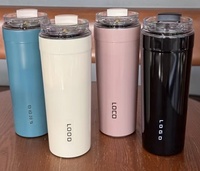 Tasse de voyage isotherme rétro professionnelle 420 ml 550 ml, diverses couleurs au choix, en acier inoxydable, pour café, idéale comme cadeau
