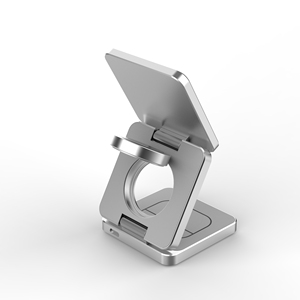 Arrivals Travel Station 2024 Nuevo Cargador Inalámbrico Plegable 3 en 1, Banco de Energía, Soporte para Teléfono <span class=keywords><strong>Celular</strong></span>, Cargador Magnético 3 en 1 de Moda - Product Image 4