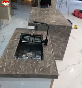 Trang trí Cyprus <span class=keywords><strong>grey</strong></span> đá cẩm thạch phòng tắm tường sàn đá gạch đá tự nhiên Pizza <span class=keywords><strong>grey</strong></span> đá cẩm thạch Tấm Đá cầu thang gạch - Product Image 3