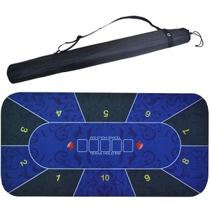<span class=keywords><strong>Tapis</strong></span> de table en caoutchouc de 1.2m vert bleu Texas Hold'em pour Casino <span class=keywords><strong>Poker</strong></span> Mahjong Tables utilisées pour <span class=keywords><strong>tapis</strong></span> de jeu - Product Image 3