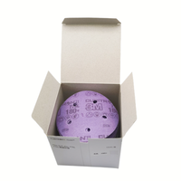 Disque de ponçage en film 3M 775L, abrasif céramique violet, dureté moyenne, OEM pour l'automobile, 6 pouces (150 mm), 100 pièces/boîte