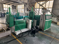 Machine de recyclage de granulés de plastique PP PE à double extrudeuse à vis, pour la découpe de bandes de nouilles, modèle SJ140/130