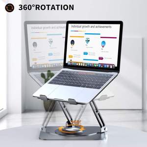 Other <b>Computer</b> <b>Accessories</b> Collapsible Ergonomic Aluminium Vertical Ertical 360 Rotation Height Adjustable Laptop Stands - Product Image 4