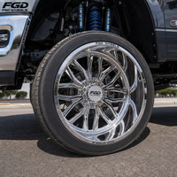 Jantes en alliage multi-rayons FGD Luxury 8x170 8x180 8x6.5 forgées 20 22 24 pouces pour Chevy Silverado RAM 2500 3500 Ford F250 F350