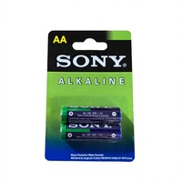 Baterai Alkaline AA LR6 Kustom 1.5V Berkualitas Tinggi untuk Mainan, Remote Control & Senter