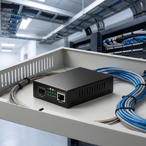 Convertidor de Medios SH LINK Original 10G SFP+ RJ45, Capacidad de Conmutación de 40 Gbps, Protección Contra Sobretensiones de 6KV, Red Full-Duplex/Half-Duplex - Product Image 1