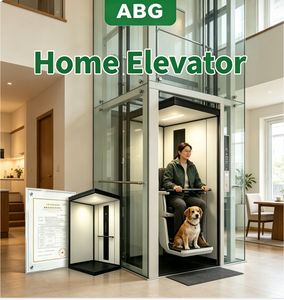 Ascenseur domestique à traction sans engrenage avec armoire compacte, silencieux, pour <span class=keywords><strong>maison</strong></span> duplex - Product Image 2