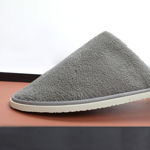 Ricamo Stella alberghi colorato di Lusso su misura In Velluto Pantofole <span class=keywords><strong>Hotel</strong></span> - Product Image 3