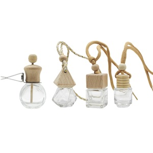 Cubierta de madera personalizada, botella de fragancia para coche, embalaje de botella de vidrio transparente - Product Image 3