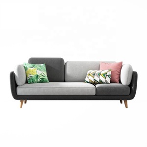 Los jóvenes diseño moderno de algodón y lino de encuentro de tres asientos sofá de la Sala - Product Image 6