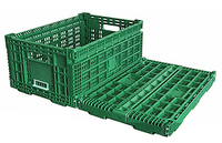 Meilleur prix, caisse en plastique empilable et pliable, style maille recyclable, solution de rangement polyvalente