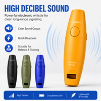 Garantie de satisfaction, sifflet électronique portable rechargeable par USB, étanche, 3 tons, à haut niveau sonore, pour l'escalade