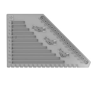 Bloques de Construcción Multifuncionales de Plástico ABS Yuechuang, Regla de Medición y Ensamblaje para Jóvenes, Regalo de Papelería - Product Image 5