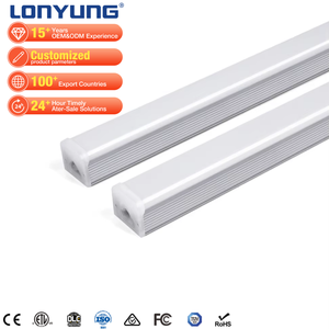 Double tube boutique linkable linéaire bande <span class=keywords><strong>Luminaire</strong></span> 40W 60W T5 Bureau gradation Plafond <span class=keywords><strong>Luminaire</strong></span> 4ft 30w 4000K 5000K lampe Murale - Product Image 1