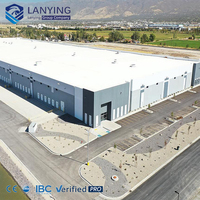 Nave Industrial Prefabricada de Acero, Estructura Metálica, Marca SYLY, Galvanizada en Caliente/Pintada, 5 Años de Garantía
