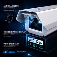 Caméra LPR/ANPR CMOS Starlight 5MP H265 pour la reconnaissance automatique des plaques d'immatriculation, la détection de véhicules et les systèmes de contrôle d'accès à barrières.