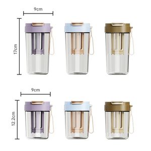 Custom Tritan Material Cold Brew <b>Cup</b> Take Away Removable Fine Mesh Filter Iced Coffee <b>Cups</b> with Lids and Straws for Ice <b>Drink</b> - Product Image 6