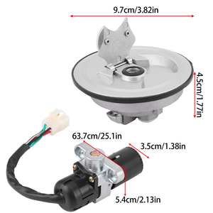 Kit de Cylindre de Verrouillage de Clé de Contact pour Moto, Interrupteurs de Démarrage Marche/Arrêt 547645 pour Italika Dm150 Roja Dm250 2016-2018 - Product Image 6