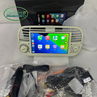 Android 14 CarPlay sans fil pour autoradio 2Din Apple pour FIAT 500 Abarth 2007 2008 2009-2015 Écran multimédia Stéréo GPS BT