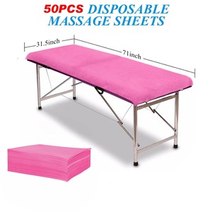 Draps de lit perforés ajustés jetables non tissés écologiques imperméables de qualité supérieure pour les spas - Product Image 2