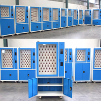 Armoire de gestion de clés électronique intelligente pour entreprise de transport, avec 20 clés, empreintes digitales, reconnaissance faciale et RFID