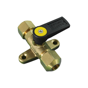 Válvulas de bola de latón con control de gas Mango olástico para aplicaciones de gas - Product Image 1