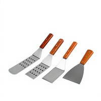 Spatule à riz Yolecen201 en acier inoxydable résistante à la chaleur, idéale pour les pains frits, les steaks plats, les crêpes et les nouilles froides
