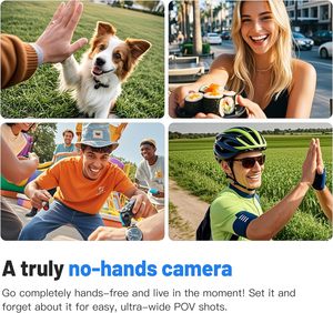Camera hành trình mini 128GB FHD 1080P, Camera đeo thân nhỏ gọn, Camera ghi hình rảnh tay kích thước ngón tay, Cao cấp - Product Image 6