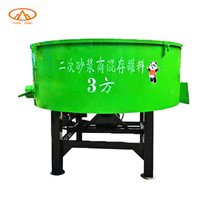 Mélangeur de béton de bouche plate de support vertical de la casserole 500L a fait le mélangeur concret diesel de type mini casserole en Chine - Product Image 1