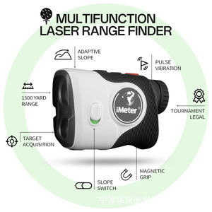 Laser Rangefinder 1500m 6.5x Magnification LCD Display Rechargeable Battery <b>Golf</b> Outdoor Use - Product Image 2
