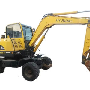 เครื่องขุดไฮดรอลิก6ตันฮุนได R60W-7เครื่องขุดแกนเครื่องยนต์ yanmar ประสิทธิภาพสูงรถขุดล้อยางมือสอง - Product Image 1