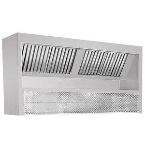 American Industrial Exhaust Hoods Filters Stainless Steel Commercial Kitchen Vent Oil Range Hood Canopy Manufacturer