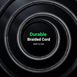 Ugreen 1/8 1/4 Câble stéréo 3.5mm TRS 6.35mm Câble audio Boîtier en alliage de zinc Tresse en nylon Conducteur en cuivre étamé Personnalisé - Product Image 6