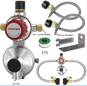 Regulador de <span class=keywords><strong>Gas</strong></span> de Baja Presión de Dos Etapas para Autocaravanas LONGTIME <span class=keywords><strong>RV</strong></span>, Modelo XD10A, Capacidad de 198,000 BTU - Product Image 4