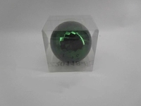 Bolas de Navidad Brillantes con Corte de Diamante, Hechas a Mano, Irrompibles, Adornos Colgantes de Varios Tamaños, Color Eden, para Decoración Navideña y de Bodas