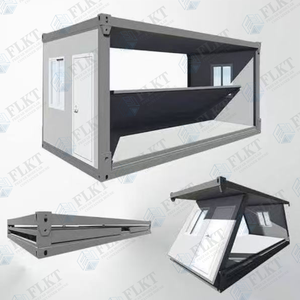 FLKT Instalación Rápida Casa Contenedor Modular Plegable en Forma de Z de 2.0mm y 20 pies para Oficina Móvil o Casa Pequeña - Product Image 2