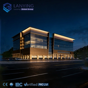 <span class=keywords><strong>Edificio</strong></span> Comercial Prefabricado de Acero Personalizado, Hotel, Supermercado, Centro Comercial, Concesionario de Automóviles - Product Image 4