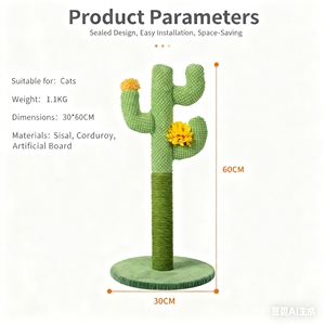 Toptan kedi ağaçları kedi tırmalamak mesajları Pet <span class=keywords><strong>Sisal</strong></span> kaktüs kedi tırmalamak mesajları kedi oyuncaklar ve malzemeleri - Product Image 5