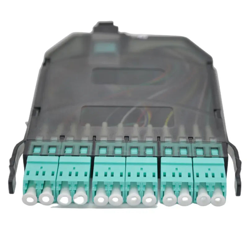 Cable óptico LC de 12 puertos, caja de fibra de casetes MPO, caja de módulo LC/APC LGX MPO/MTP para FTTH
