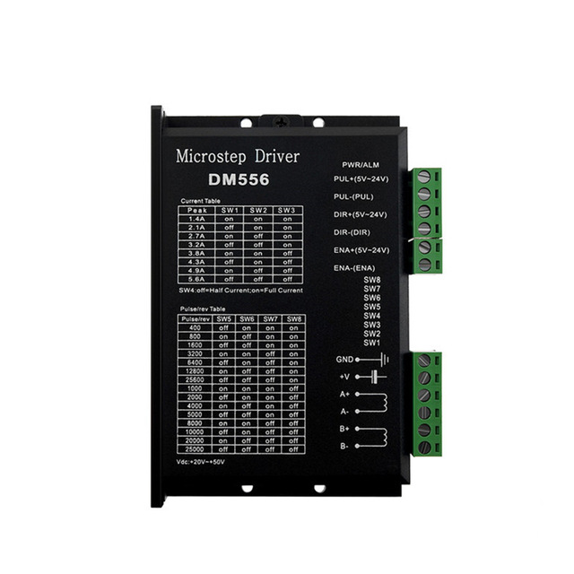 Micro Motor Drive Two-phase 4-wire High Torque Motor with 5A Driver DM556 Engraving Machine