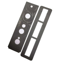 Plaque d'étanchéité en silicone pour serrure intelligente, joint en silicone pour boîtier de carte mère de serrure à empreinte digitale, coussinet antivol en silicone TUPWH6-12