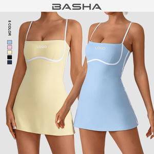 Ropa Deportiva con Logotipo Personalizado, Falda de Tenis de Secado Rápido, Trajes <span class=keywords><strong>Deportivos</strong></span>, Body Deportivo <span class=keywords><strong>para</strong></span> Mujer, Vestido de Yoga y Tenis - Product Image 2