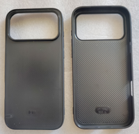 Casing HP Blanks dengan Pelat PC untuk Iphone 18 18pro 18promax 18 Duo 17 17pro 17air, Casing HP Sublimasi 2D, Mendukung Magnet