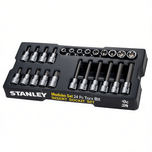 Juego de Puntas Torx STANLEY Modulo Set de 24 Piezas con Enchufe de 1/2 Pulgada - Product Image 2