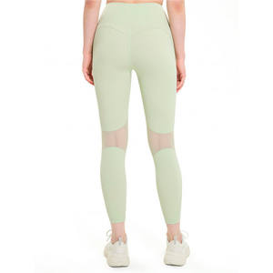 Leggings de Yoga Sólidos, Transpirables, de Cintura Alta, Elásticos, Ropa Deportiva para Mujer, Pantalones Ligeros para Entrenamiento - Product Image 2