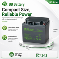 Batterie Reston Bc42-12 12v 42ah Batterie au plomb-acide régulée par soupape 12v 42ah Choix idéal pour les petits véhicules de taille moyenne